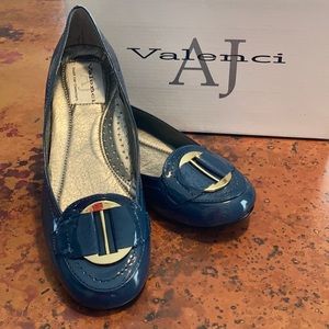 AJ Valenci Blue Loafers
